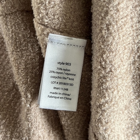 BAREFOOT DREAMS CozyChic Lite Knit Waterfall Cardigan - Picture 8 of 8